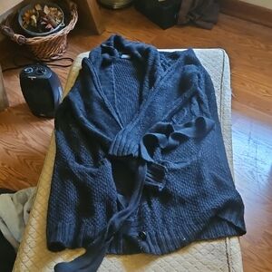 Faded Glory Women's Dark Cardigan Sweater